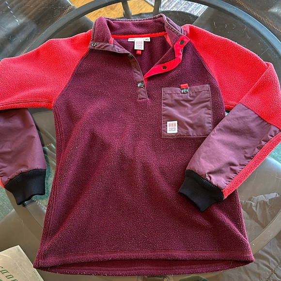 TOPO Designs Colorado made, sz XS fleece - Picture 1 of 4